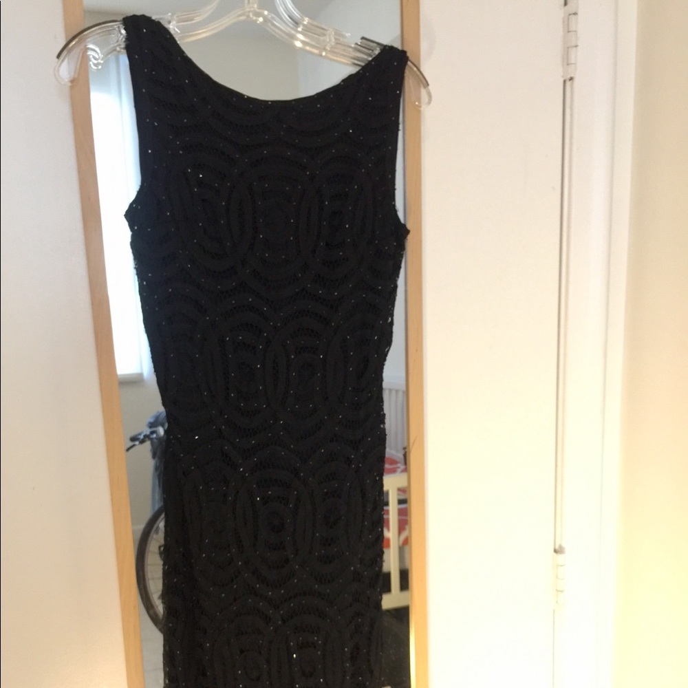 Black dress very formal